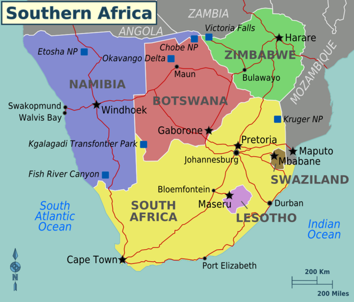 Southafrica Map